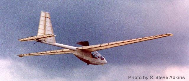 Image of translucent ultralight Carbon Dragon sailplane